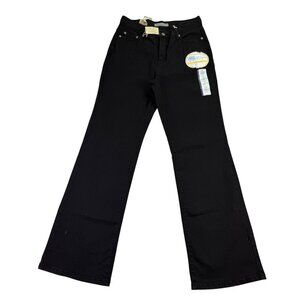 Levis Womens Black Denim Boot Cut 512 Jeans Mid Rise Stretch Sz10 Medium